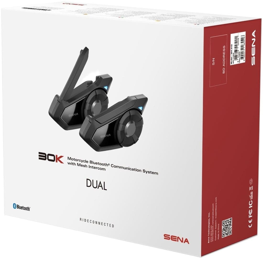 Sena 30K HD Bluetooth Communicatiesysteem Duo Pack Maat