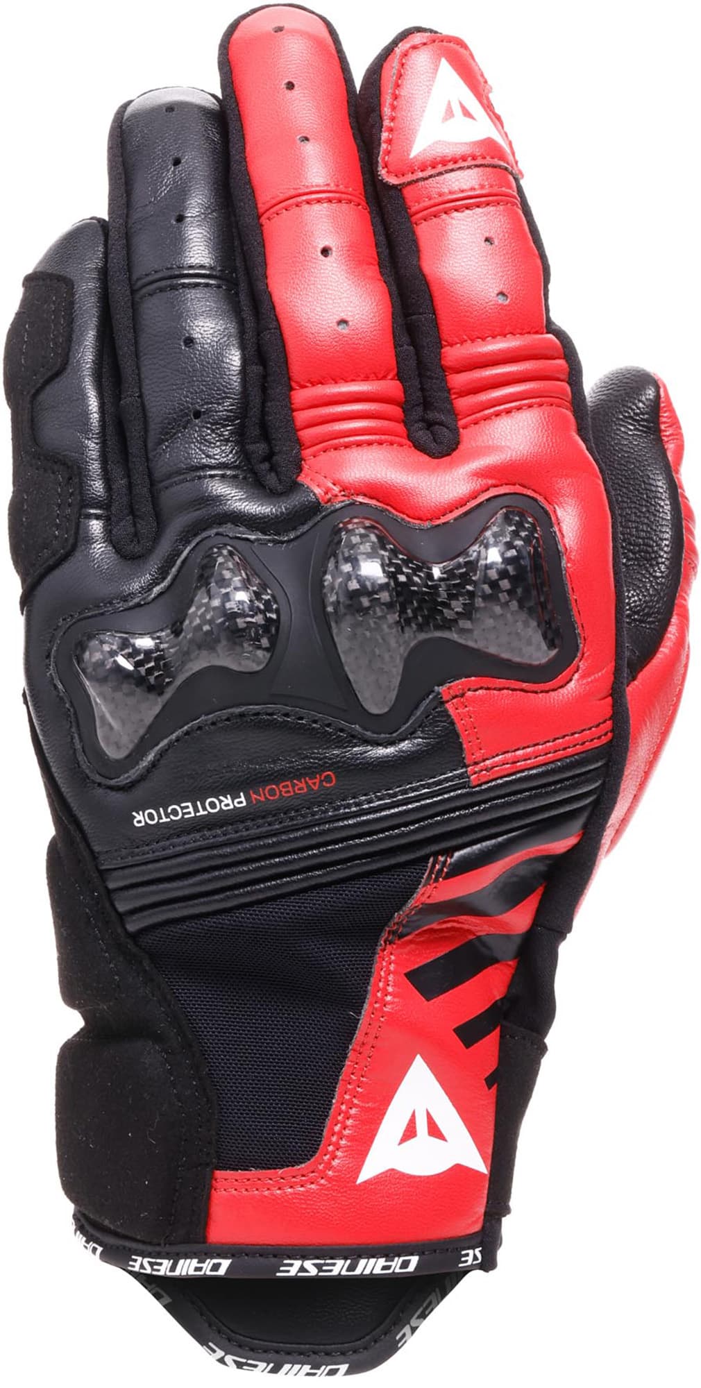 Dainese Reacto Carbon Short Motorhandschoenen Maat