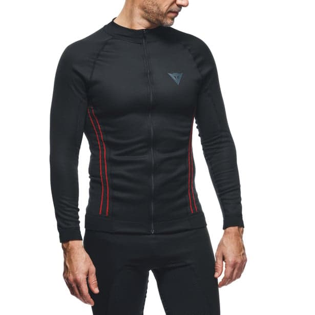 Dainese No-Wind Thermo LS Zwart Rood Base Layer Maat XS-S