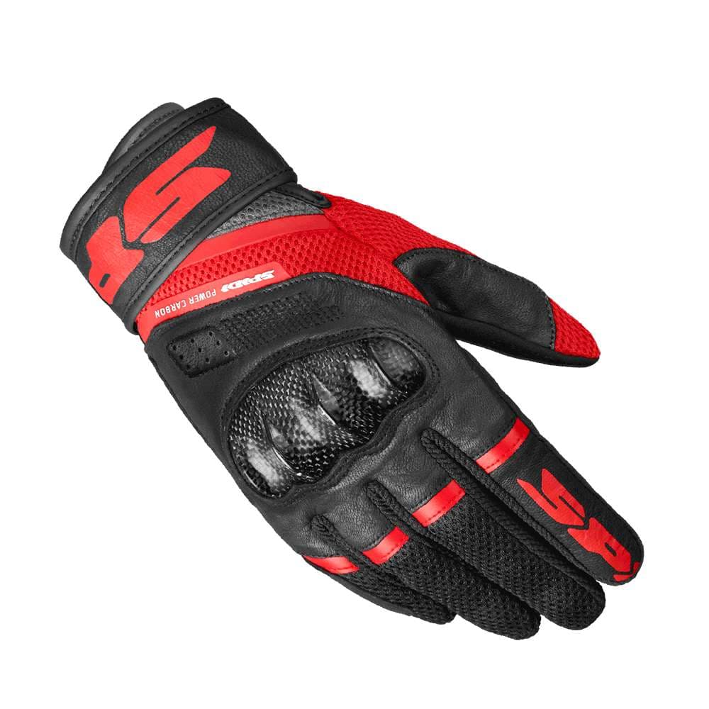 Spidi Power Carbon Lady Handschoenen Rood Maat XS
