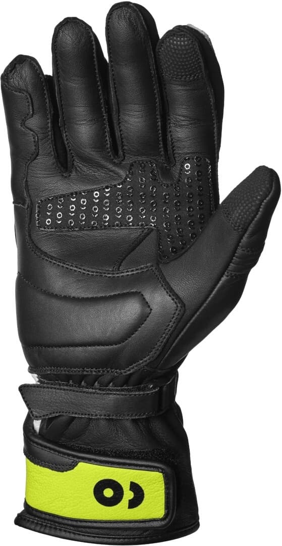 gms GR-1 SF Zwart Wit Geel Geperforeerde Handschoenen Maat 3XL