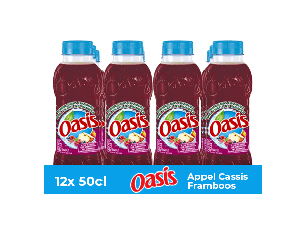 Oasis appel cassis framboos pet (12x50cl)