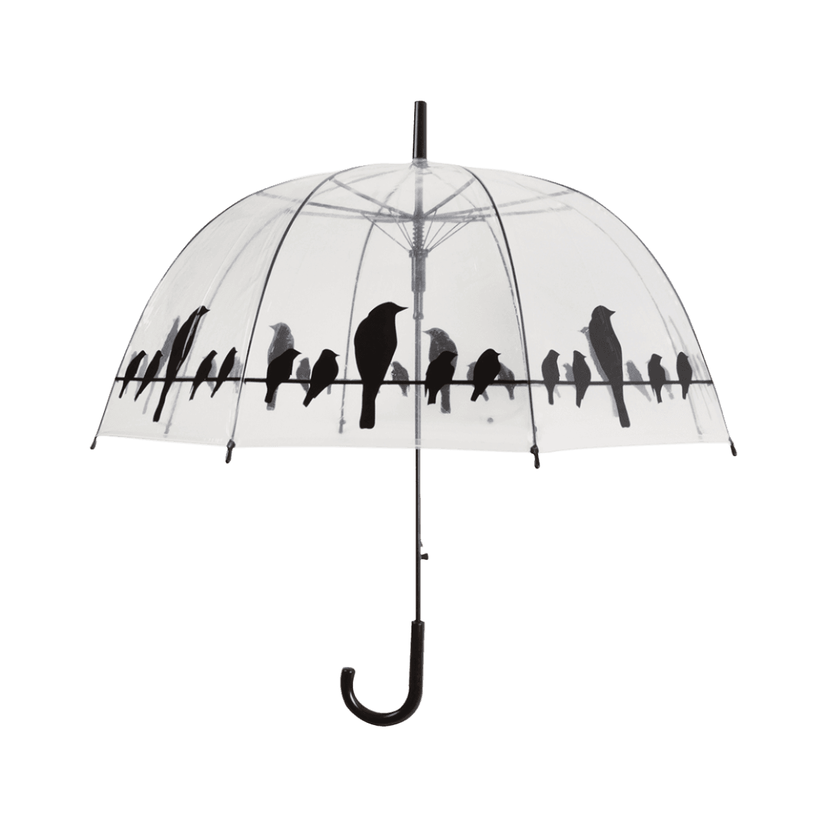 Paraplu transparant vogels / Esschert Design
