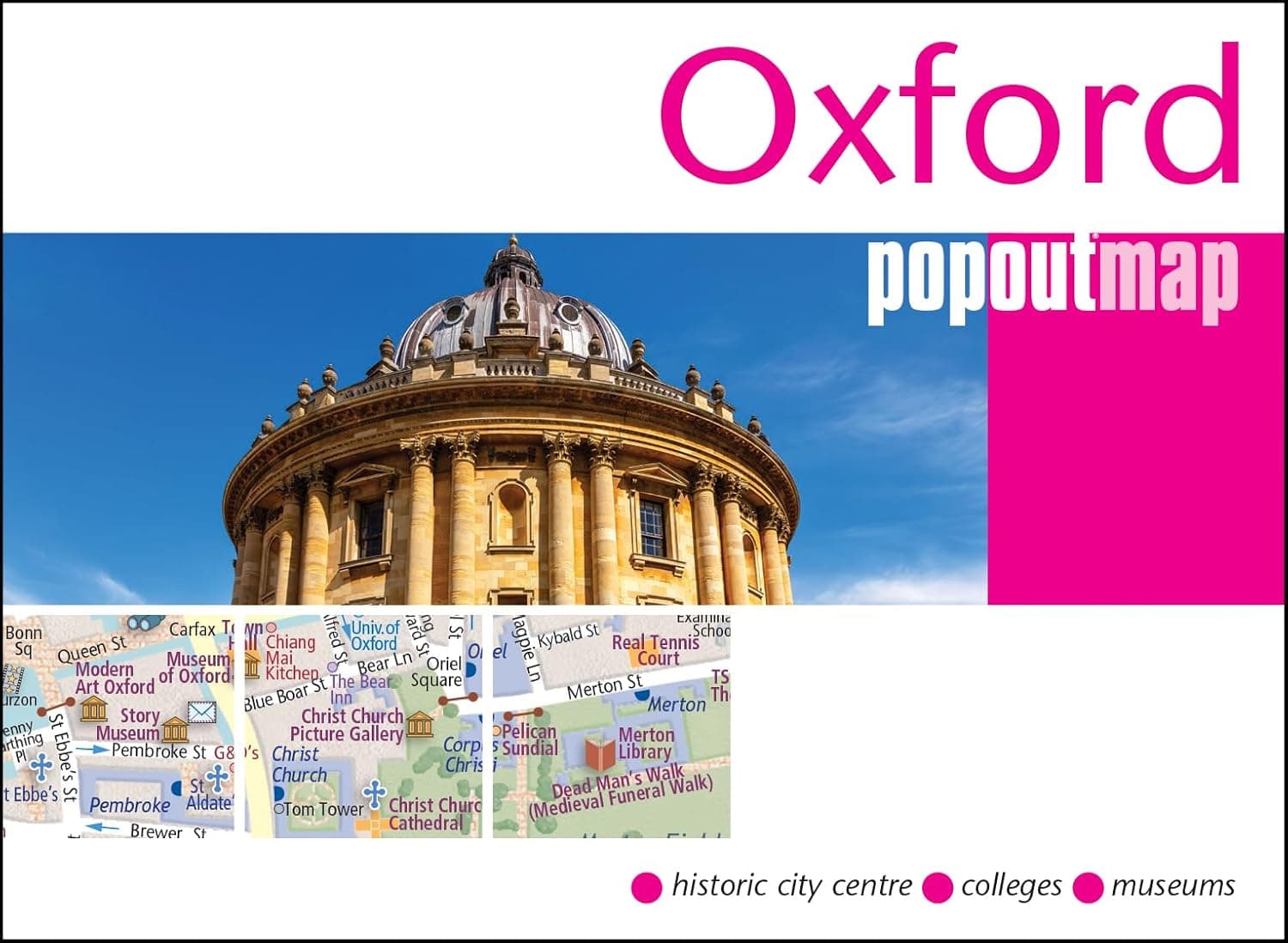 Stadsplattegrond Popout Map Oxford | Compass Maps