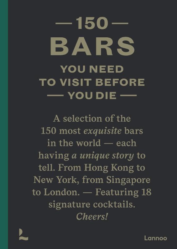 Reisinspiratieboek 150 Bars You Need To Visit Before You Die | Lannoo