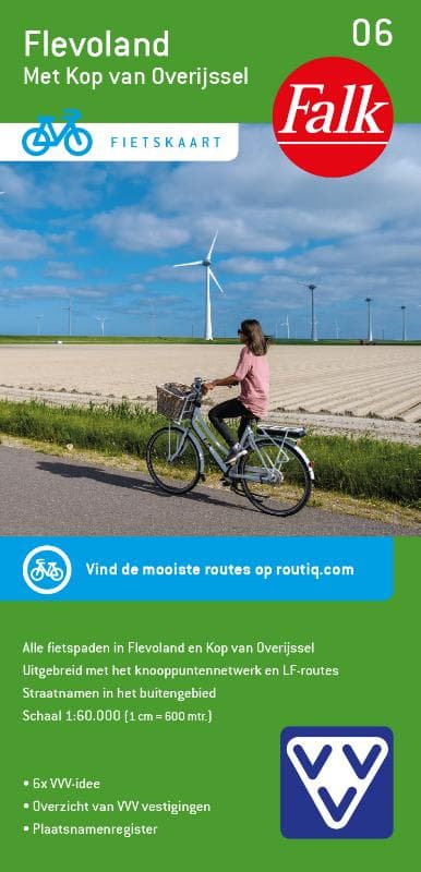 Fietskaart 06 Flevoland | VVV | Falk