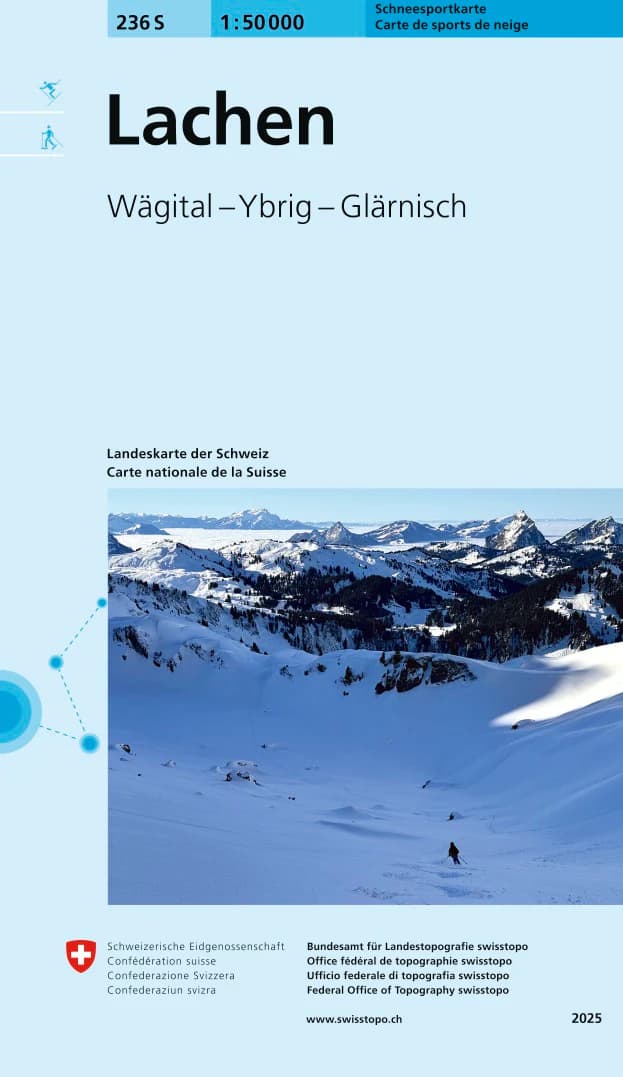 Wintersportkaart 236S Lachen | Swisstopo