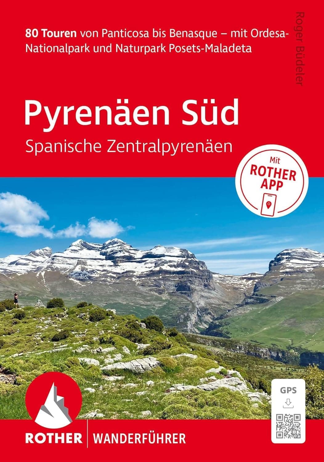 Wandelgids 1 Pyrenäen Süd: Spanischer Zentralpyrenäen (wf) 80T | Rothe