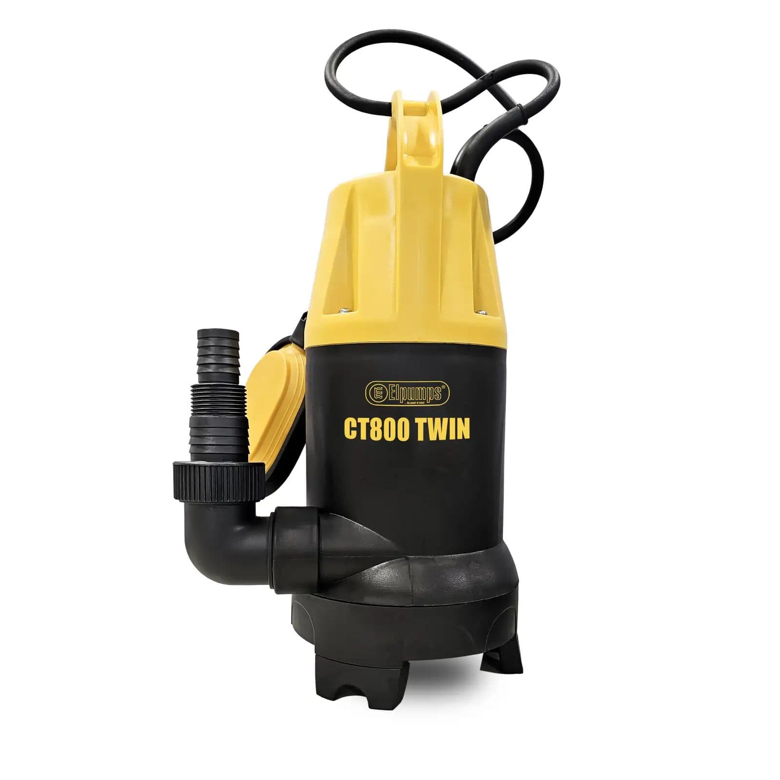 CT 800 TWIN Vuilwaterpomp, 800 W, 16,000 l/h, 9 m