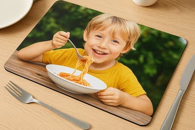 Placemat met foto 26x38 cm