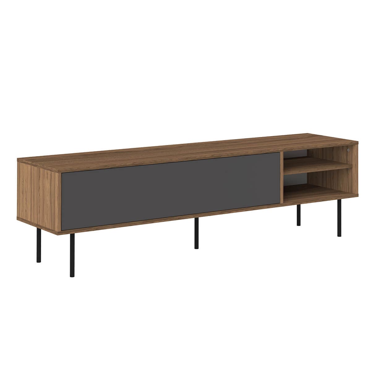 TemaHome - Ampere TV-Meubel Grijs / Walnoot