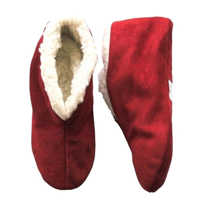 Rode Spaanse pantoffels gevoerd