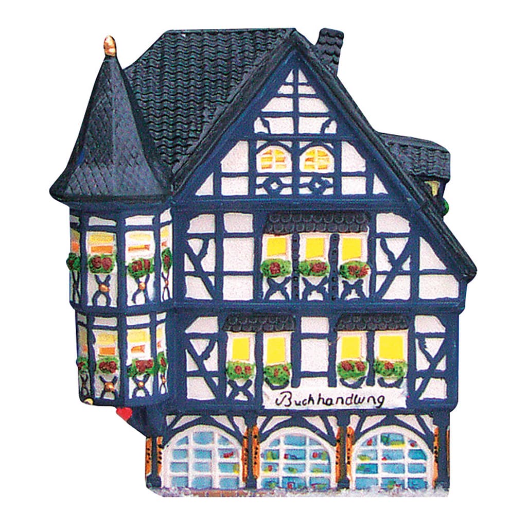 Wurm Lichthaus Boekhandel Linz/Rhein van Porselein, Kleurrijk (B/H/D) 14x18x11cm