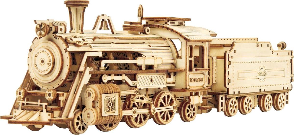 Robotime Stoom Express Trein DIY Modelbouw Knutselen