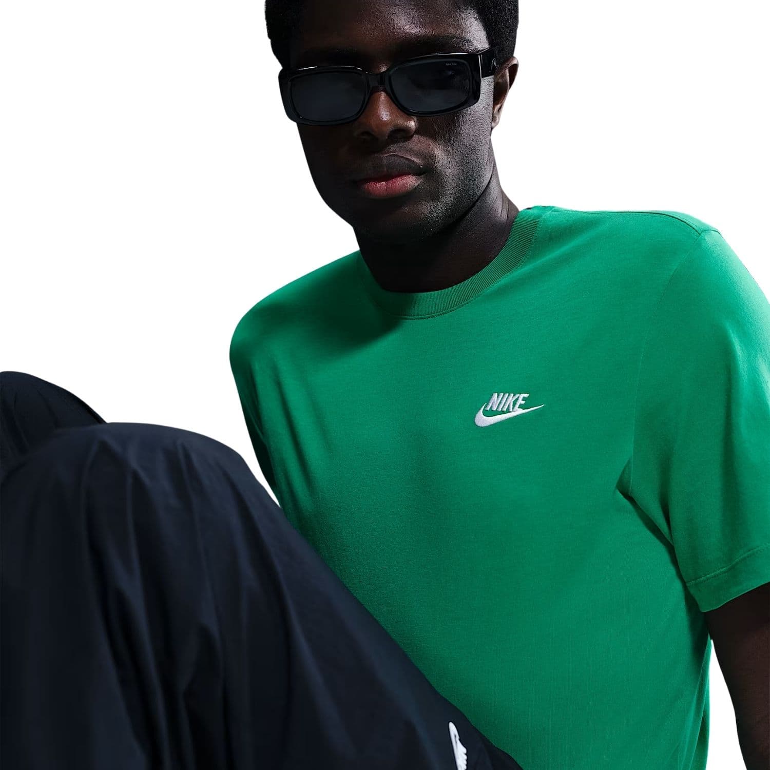 Nike Sportswear Club Casual T-shirt Heren Groen Xl
