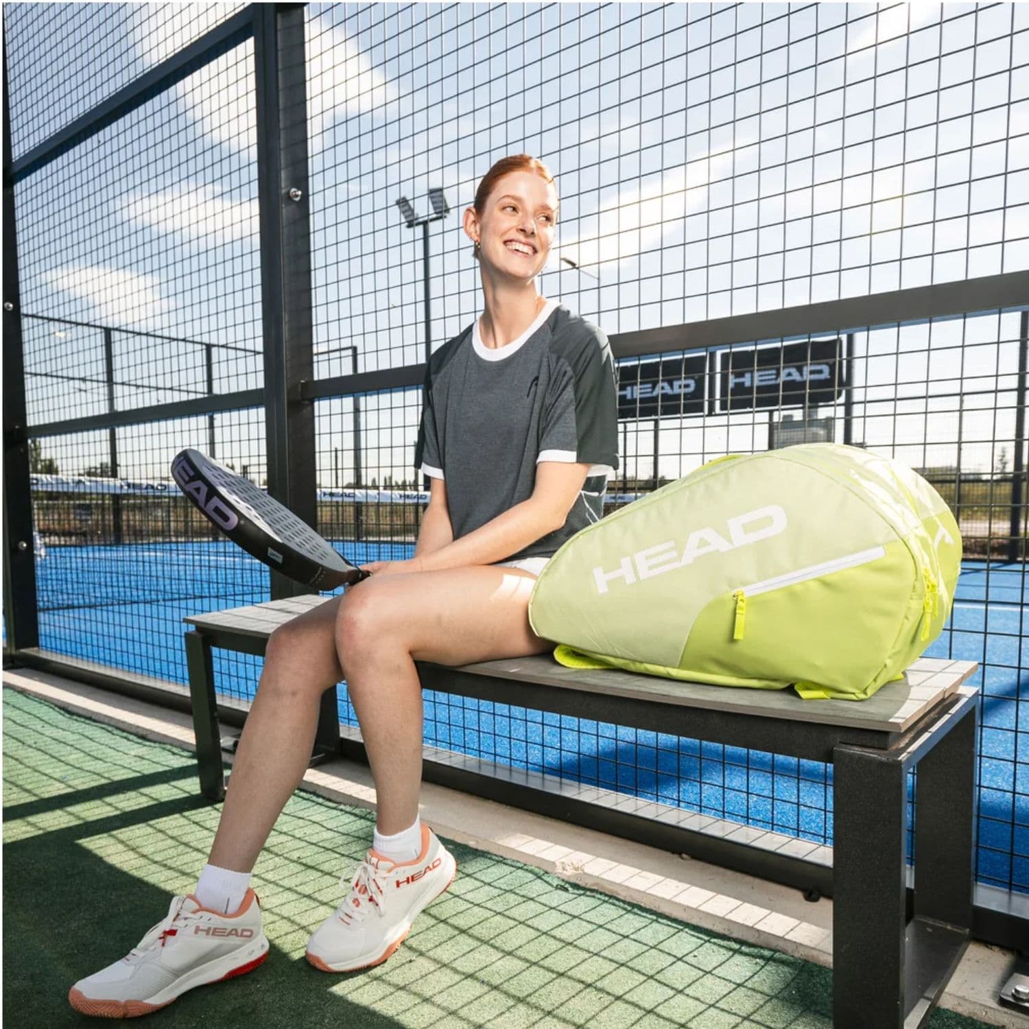 Head Base Padel Tas Lime Groen 1