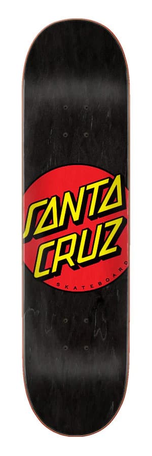 Santa Cruz Classic Dot 8.25 Skateboarddeck Zwart 8.25