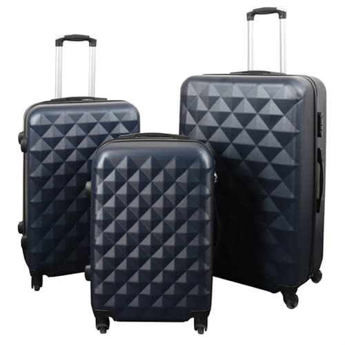 Suitcase - Diamond dark blue - Hardcase lightweight suitcase