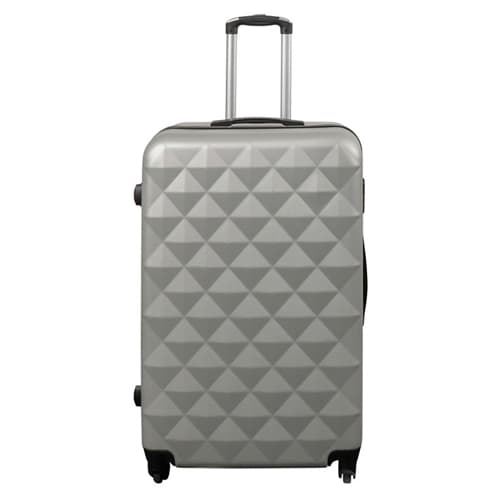 Large suitcase - Diamond grey - Hard-shell suitcase - Inexpensive smart travel suitcase