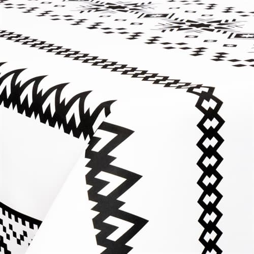 Textile wax cloth with acrylic coating - 30 meters on a roll - Nordic pattern - 140 cm wide textile cloth