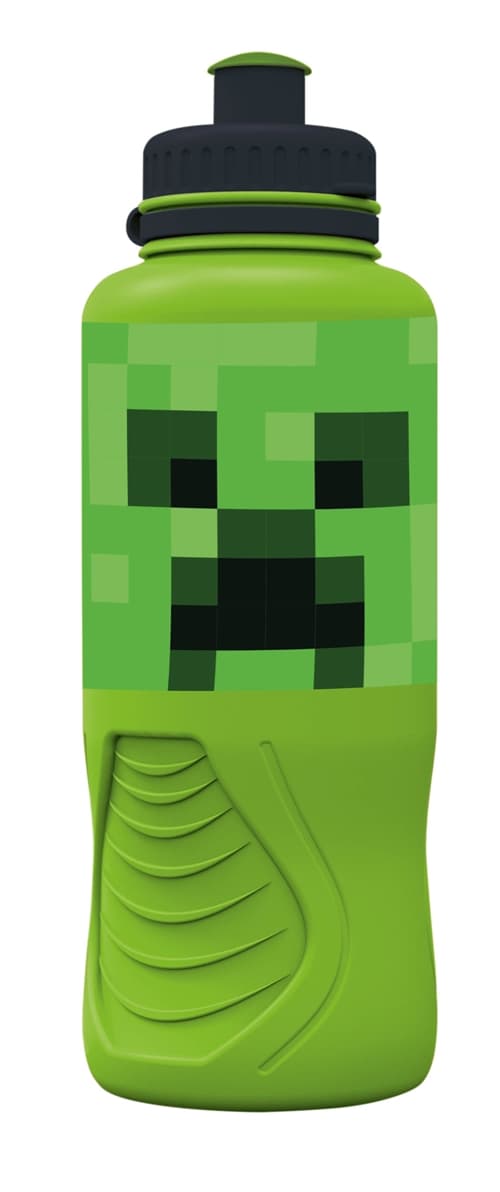 Minecraft water bottle - Kids' drinking bottle with spout