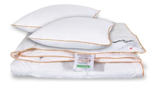 Duvet and pillow set - Musk down summer duvet - Summer duvet 240x220 cm + 2 pillows 60x63 cm - Borg Living