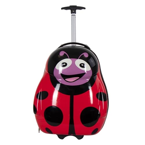 Children's suitcase - Cabin suitcase on wheels - Ladybird - Travel suitcase for children