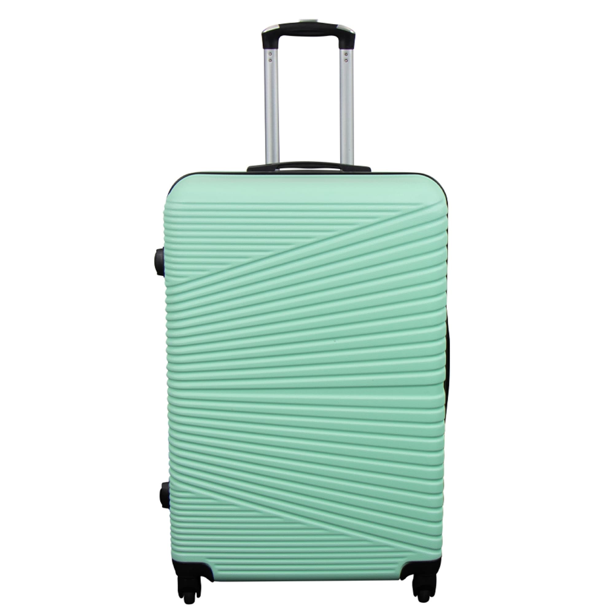 Grote koffer - Nordic mint - Hardcase koffer - Slimme reiskoffer