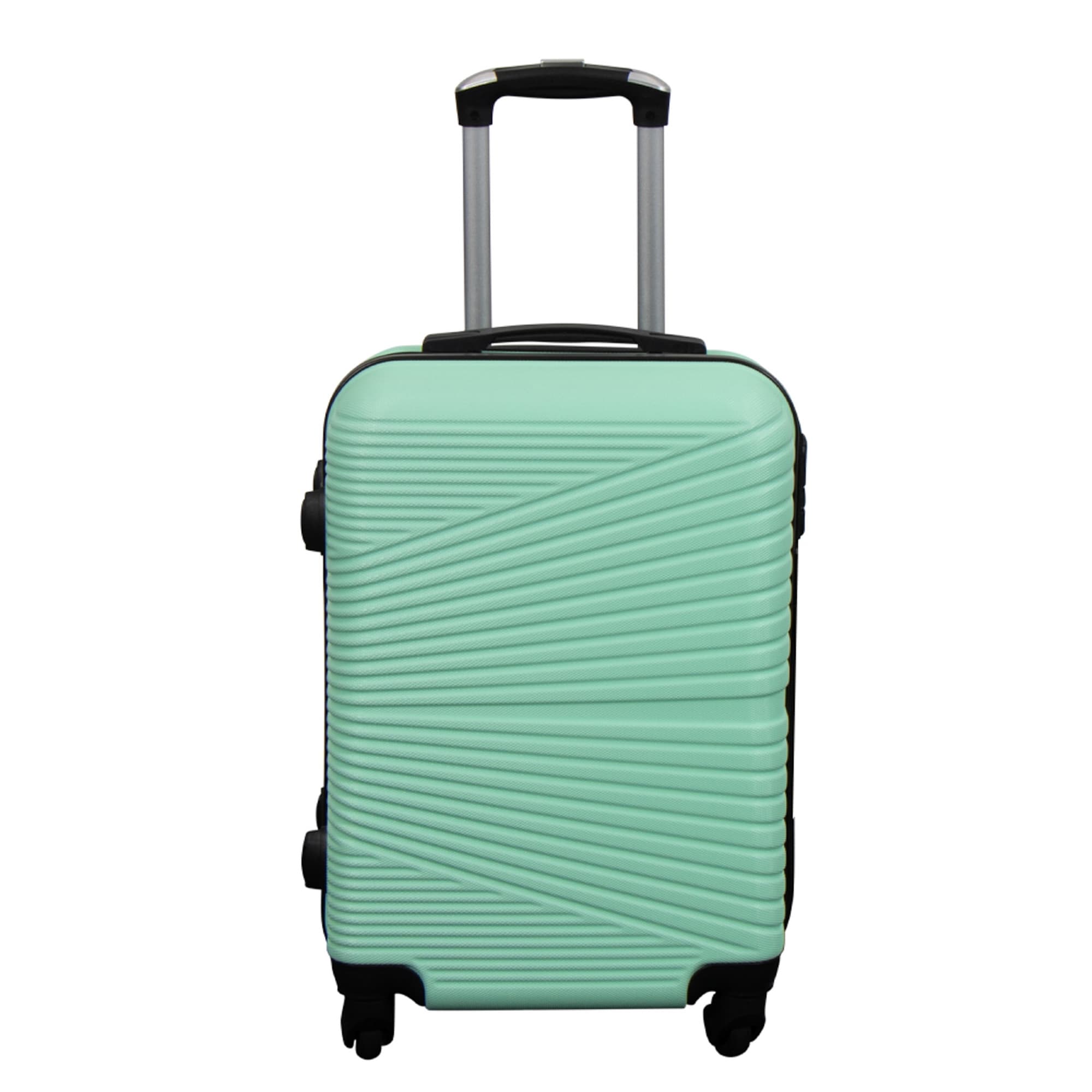 Handbagage koffer - Hardcase lichtgewicht koffer - Grootte klein - Nordic mint