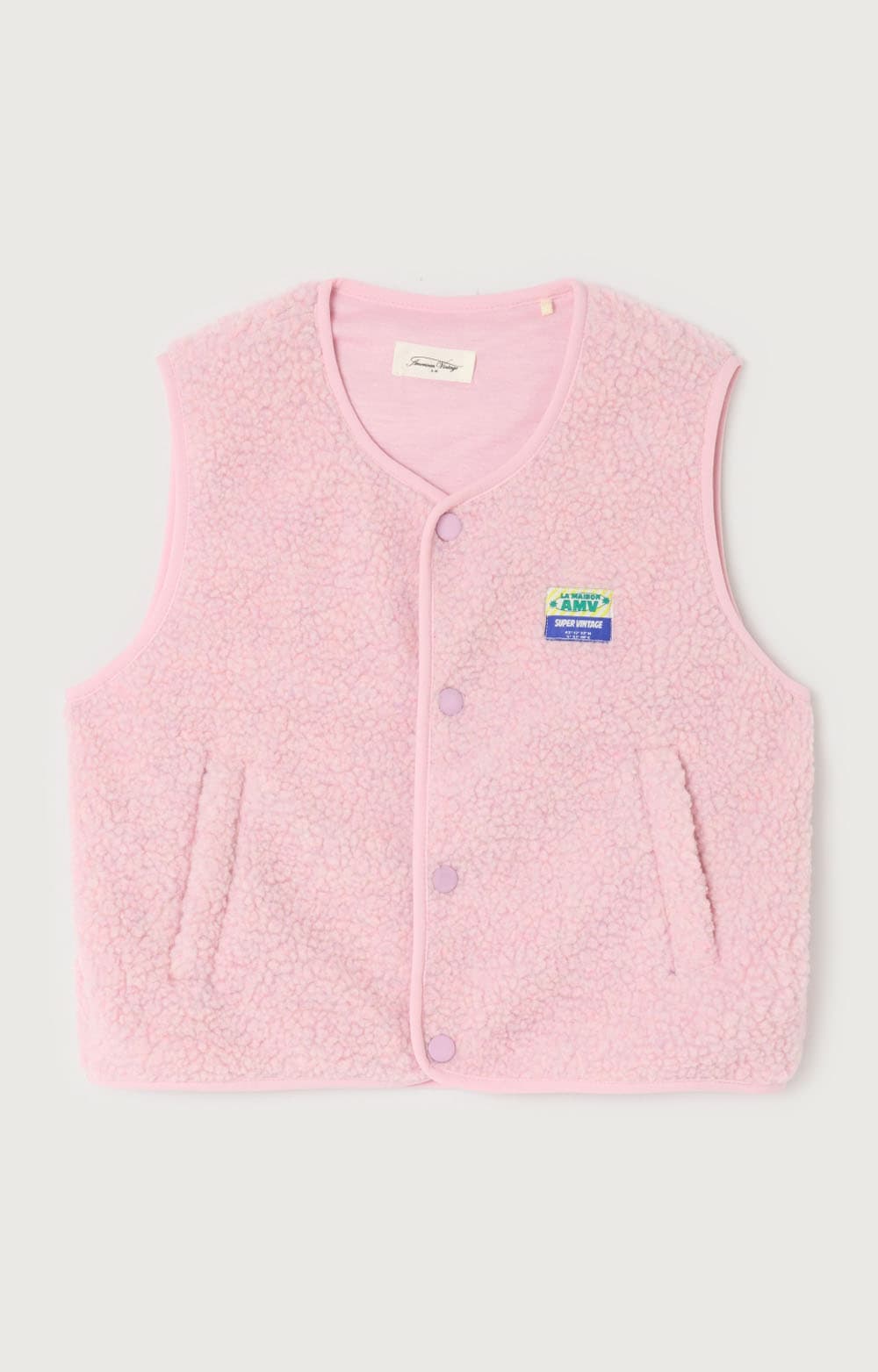 American Vintage Veste Ample Sm Dragee Chine-XS (3-5y)