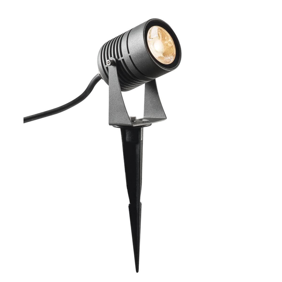 SLV Tuinspot Led Spike 6w - 3000K - 8cm antraciet - 1002201