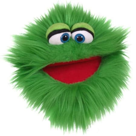 Babbelaar (groen) - Living Puppets