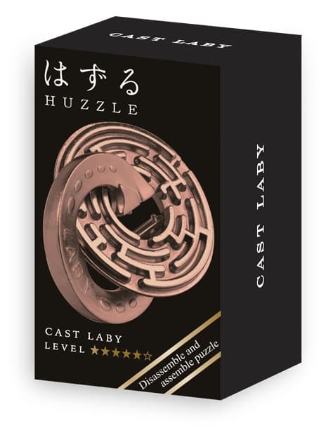 Cast Laby MINI (color bronze) ***** - Huzzle (Hanayama)  Cast Puzzle