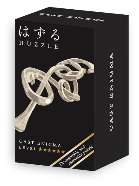 Cast Enigma MINI (kleur zilver) ****** - Huzzle (Hanayama)  Cast Puzzle