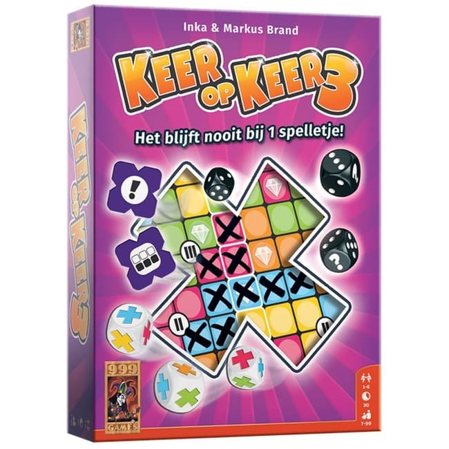 Keer op Keer 3 - 999 Games Dobbelspel