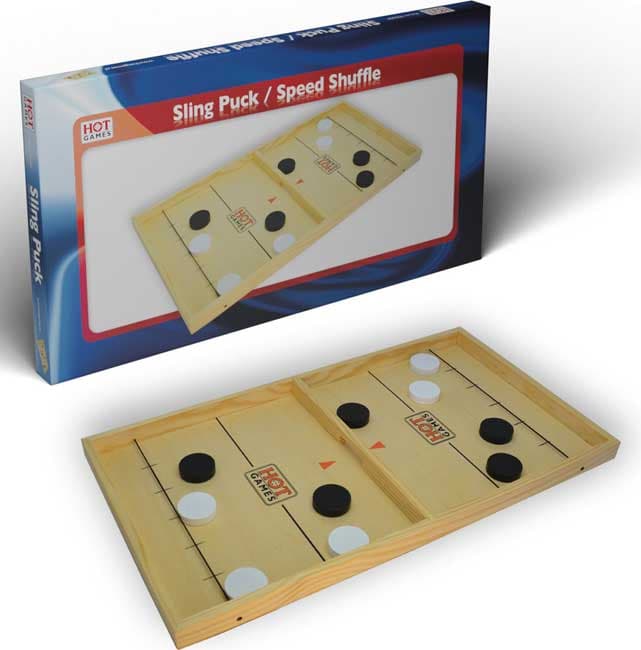 Sling Puck / Speed Shuffle - Hot Games Behendigheidsspel|Houten spel