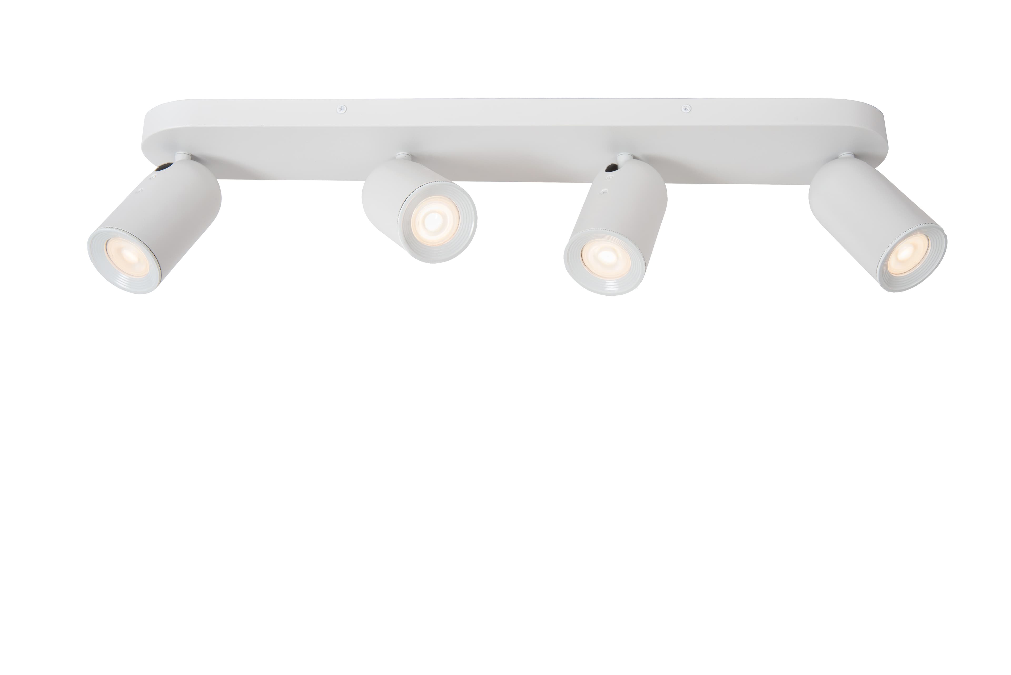 Lucide PUNCH - Plafondspot - 4xGU10 (MR16) - Wit