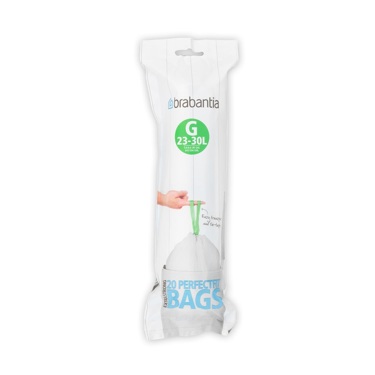 Brabantia afvalzakken PerfectFit G 23-30L 20 stuks
