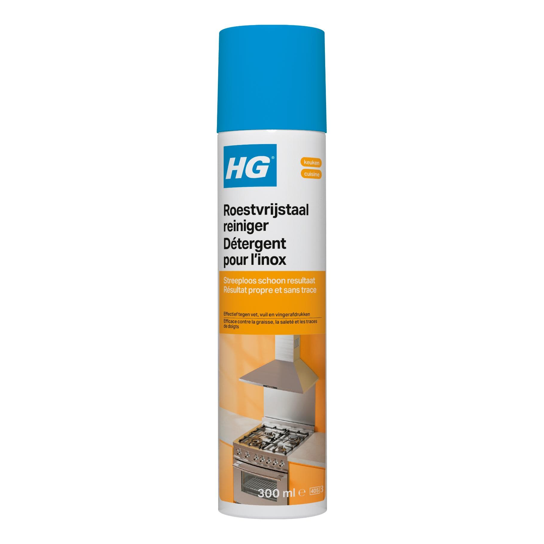 HG roestvrijstaal reiniger