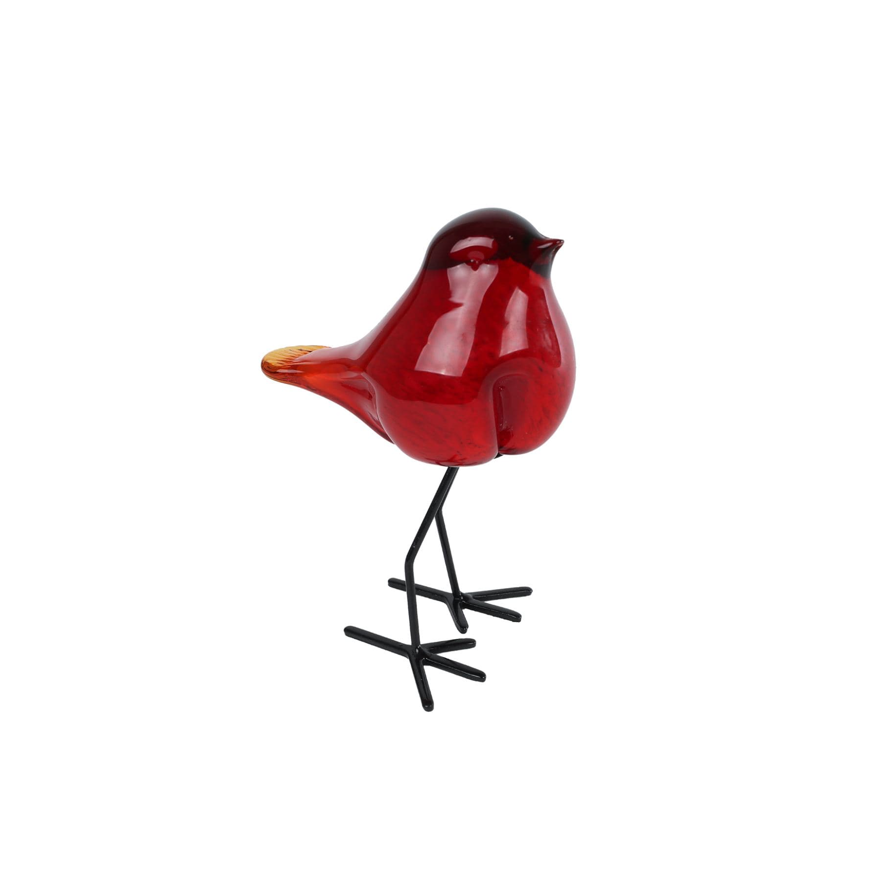 Sculptuur vogel op voet 11,5x8,5x15,5cm
