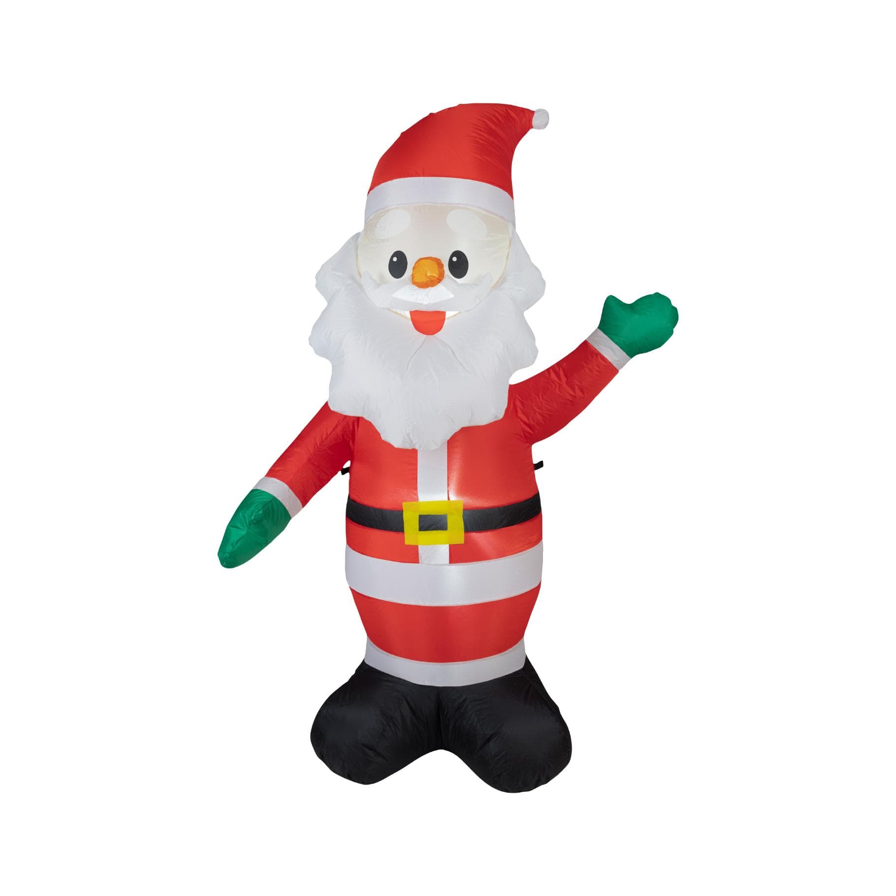 LED opblaasbaar figuur polyester santa steady  buiten
