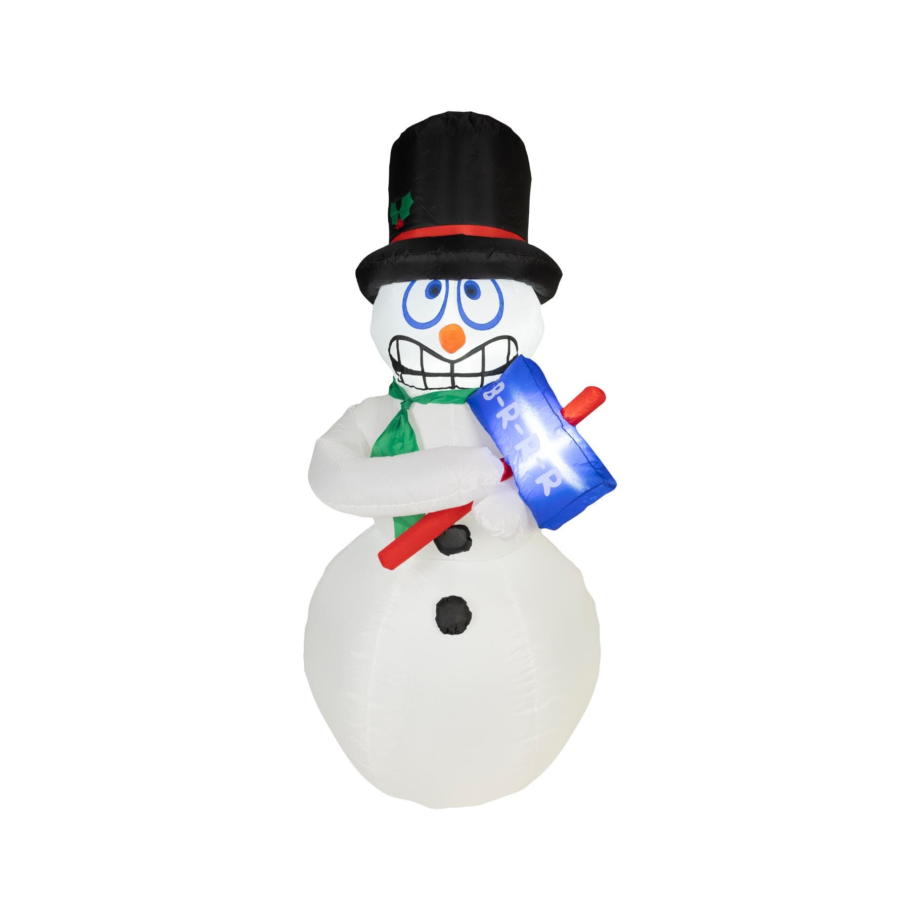 LED opblaasbaar figuur polyester snowman met  beweging buiten