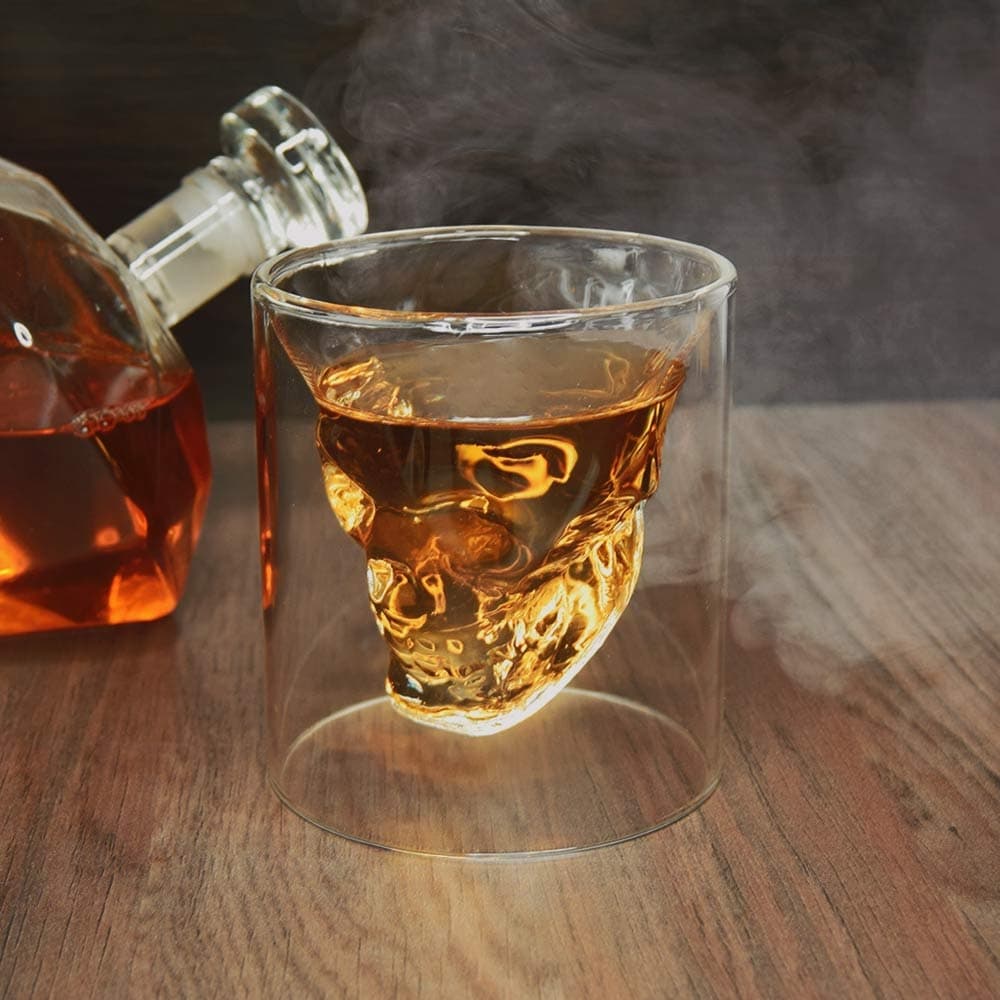 Skull Shot Glass - 60 ml - Gothic Design - Glas