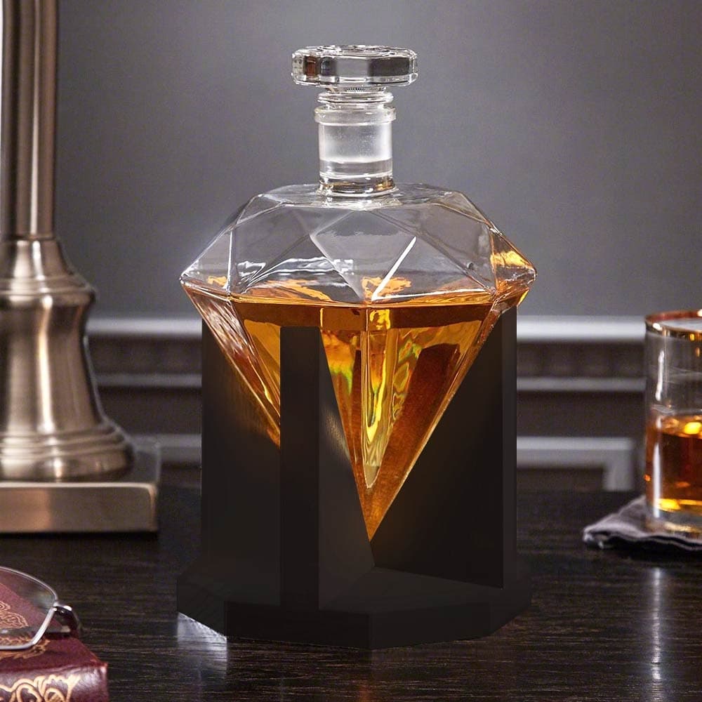 Diamond Decanter - Luxe Handgemaakte Whiskey Karaf 850ml