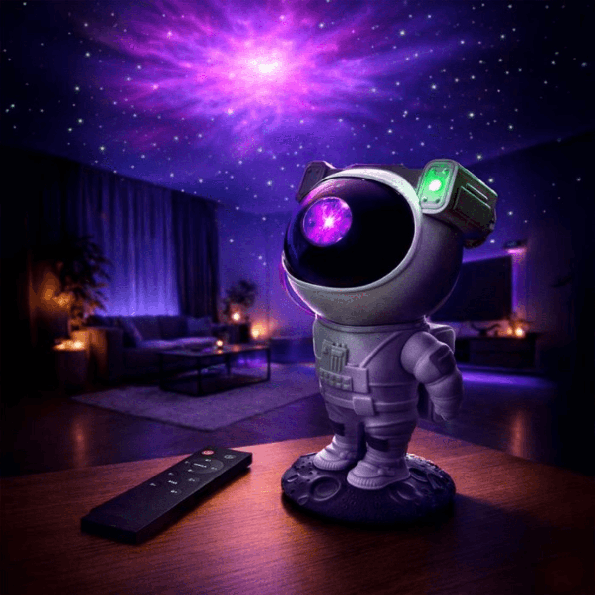 Astronaut Star Projector - 8 Licht Shows - Beweegbaar