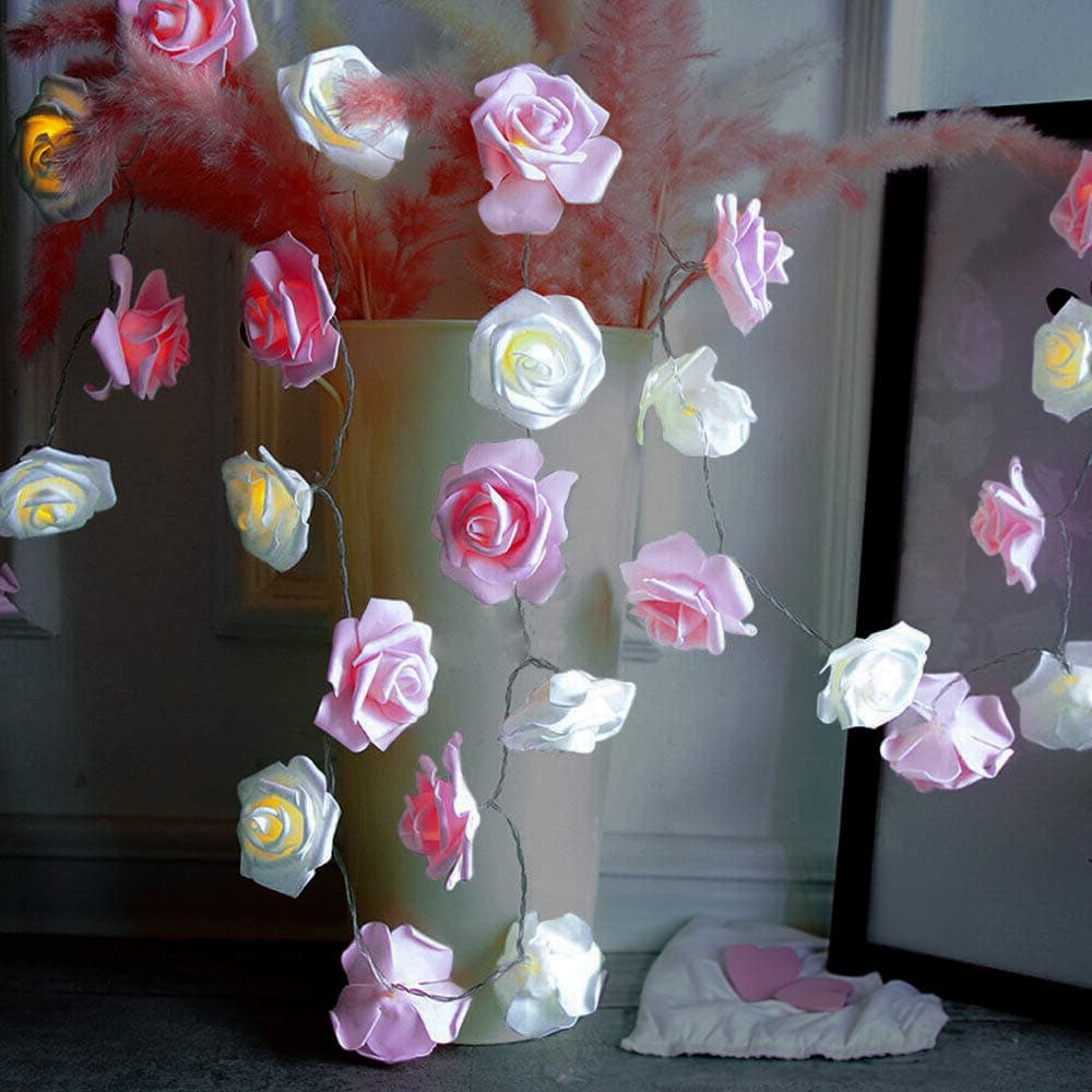 Romance Rose Lights - 20 LED-lampjes - Realistische Rozen