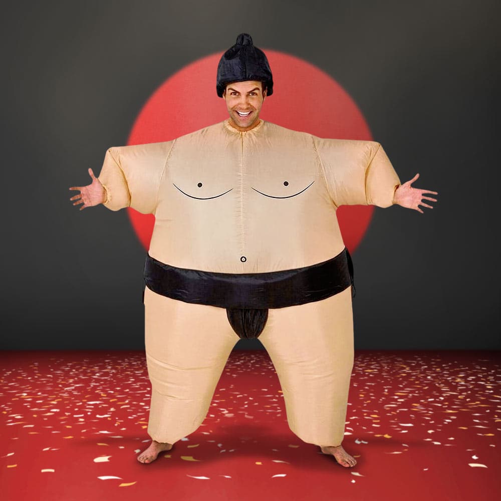 Sumo Wrestler Costume - Opblaasbaar - Worstelpak