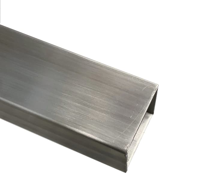 Brute RVS koker 40x20x1,5 mm - per meter
