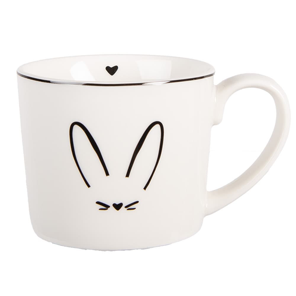 Tasse 275 ml Weiß Porzellan