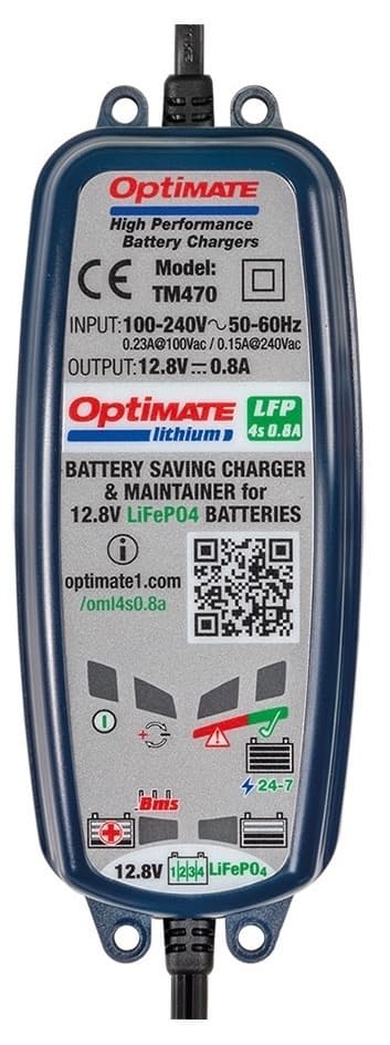 Lithium 4S 0.8 Ah druppellader Optimate
